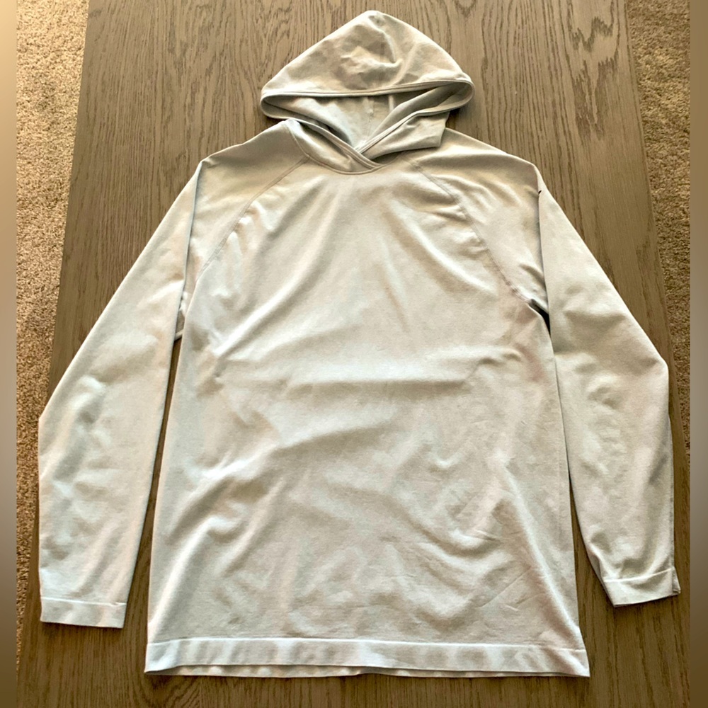 Fabletics- Men's Long Sleeve Hooded Active Shirt: